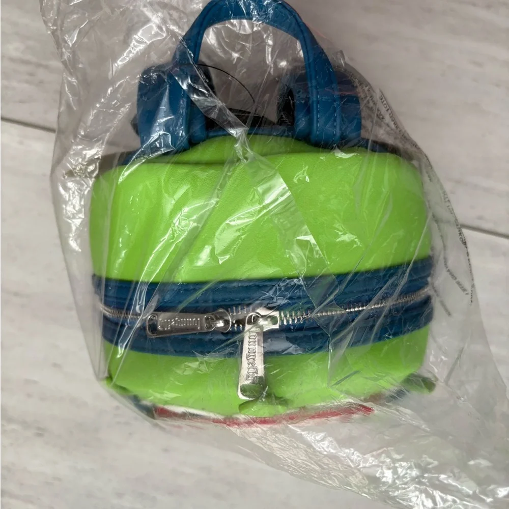 Loungefly Blue and Green Alien Backpack - Picture 11 of 13